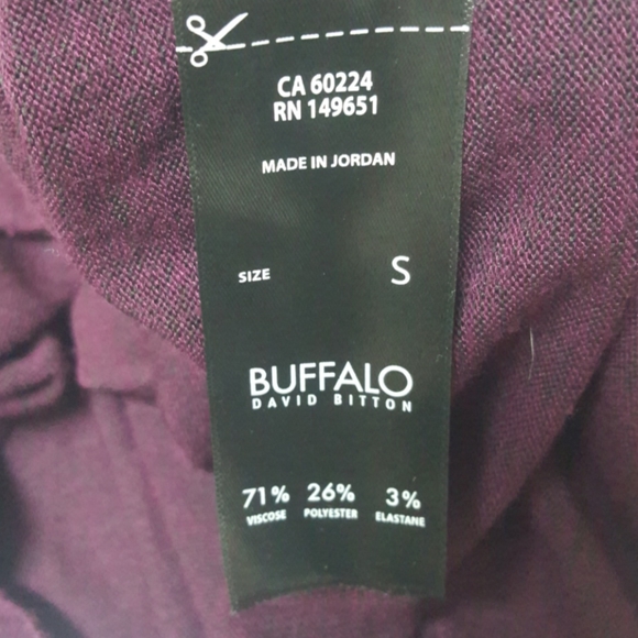 Buffalo David Bitton burgundy sweater - Picture 7 of 7